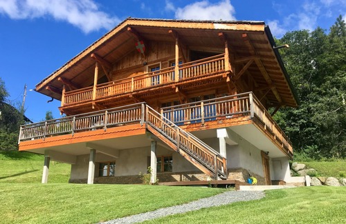 Servoz Chalet De Esquí | Chalet de lujo 16 personas Chamonix, vista impresionante del Mont-Blanc