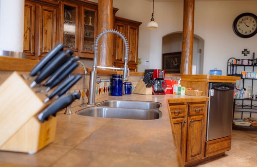 Mesilla Park Casa | 60-acre custom home with breathtaking views of city of Las Cruces & Organs!