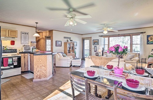 Morganton Cabina | 7 Mi to Downtown Morganton: Cabin w/ Fire Pit!