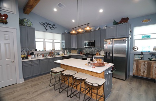 Grand Isle Casa | A-Bear's in Grand Isle, LA: Spacious 3BR camp with waterfront views and boat access.