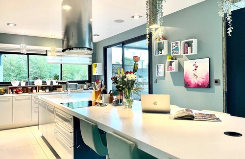 Saint-Gely-du-Fesc Villa | Lujosa Villa 2 Piscinas con Spa y vista al mar Norte de Montpellier