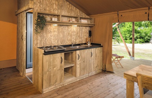 Zuna Cabina | A really nice glamping tent for your whole family, with large terrace