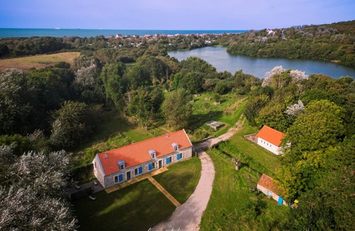 Wissant Cabaña | Rural-Romántico-Baño privado con bañera-Vista al campo