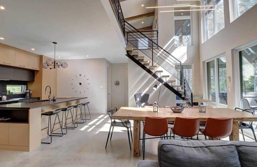 Stanstead Township Chalet De Esquí | RESIDENCIA DE LUJO CELESTE - Céleste Accès au lac Memphrémagog - Spa - 10 personas - 4 habitaciones