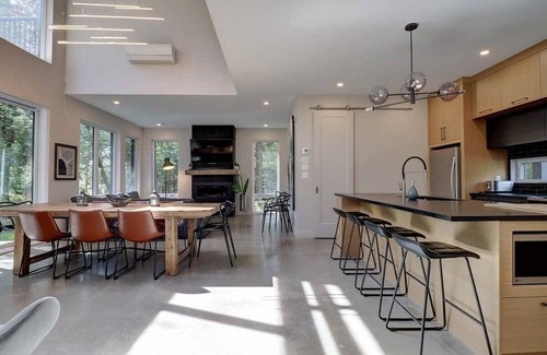 Stanstead Township Chalet De Esquí | RESIDENCIA DE LUJO CELESTE - Céleste Accès au lac Memphrémagog - Spa - 10 personas - 4 habitaciones