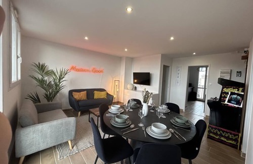Colomiers Apartamento | Air Arcade - 1 à 6 Personnes