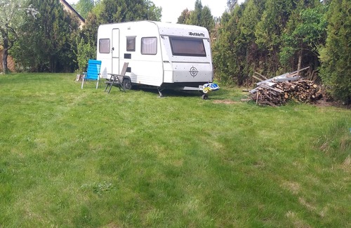 Rudersdorf Casa | Air-conditioned caravan on a natural plot near Berlin for 4 persons near the lake