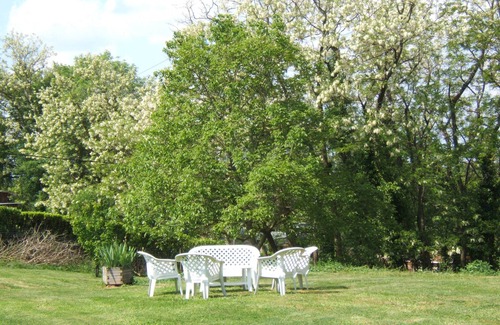 Labruguiere Casa | Habitación con aire acondicionado para 2 personas - Vista al jardín