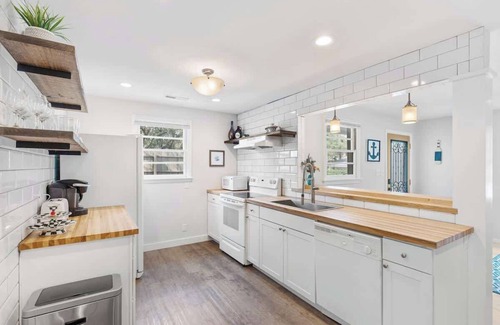 Folly Beach Cabaña | Airy 3-Bed Cottage w/ Grill, Steps to the Beach!