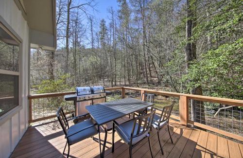 Ellijay Casa | Airy Ellijay Home with Spacious Creekside Deck!