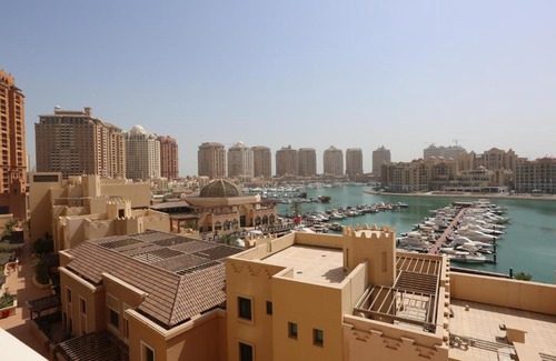 Doha Apartamento | Alken Studio - Amazing Superior Studio with Marvellous Marina View in the Pearl, Doha