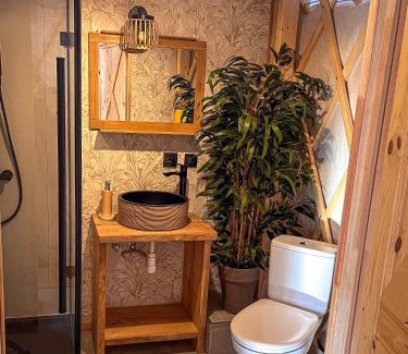 Andrychow Casa | Aloha Glamp - Okrągłe domki - Las i rzeka - Balia - Sauna - Góry