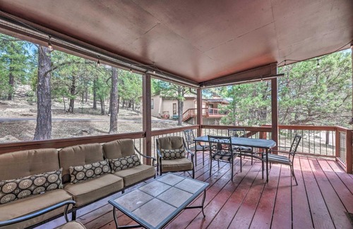Alto Apartamento | Alto Condo with Deck 2 Mi to Ruidoso Winter Park!
