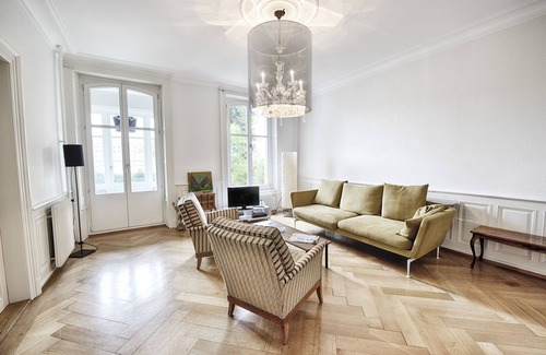 Langgasse-Felsenau Casa | Am Pavillon Bed & Kitchen