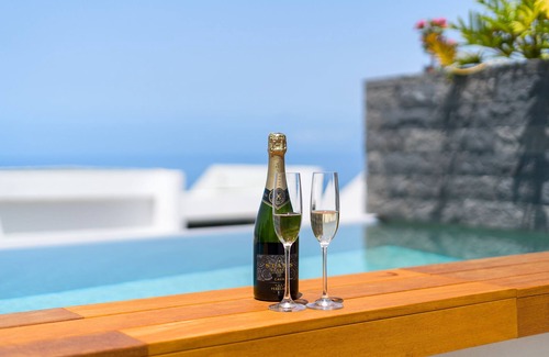 Los Gigantes Apartamento | Espectacular apartamento con piscina privada climatizada y con vistas al mar