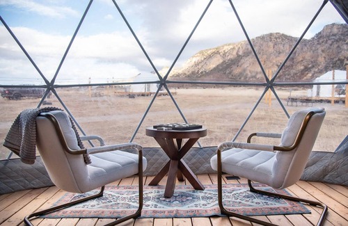 Kamas Cabina | Amazing Geo-deistic Dome with AC and Heat in charming Woodland