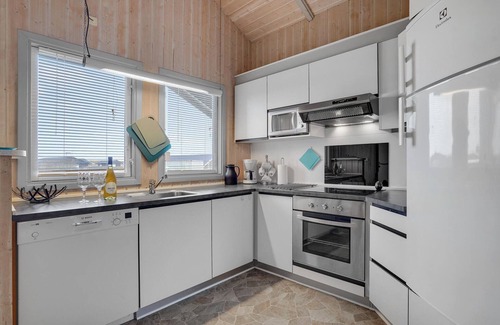 Bjerregard Strand Casa | Increíble casa en Hvide Sande con sauna