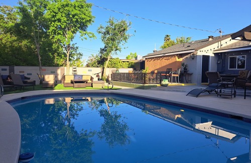 Rancho Oakey Casa | Amazing Pool, Spa, and Outdoor Entertainment Center