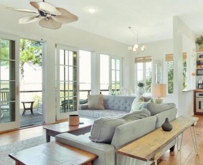 Folly Beach Casa | Amazing views! Hot tub! 5 beds! Walk to beach!