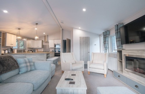 Mudeford Chalet De Esquí | Amberley - a luxury, pet friendly lodge on the popular Sandhills Holiday Park