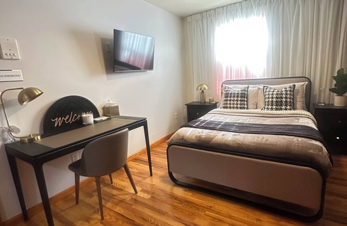 North Ironbound Casa | Amelia Suites Newark – Cozy stay with AC, Wi-Fi & NYC access!
