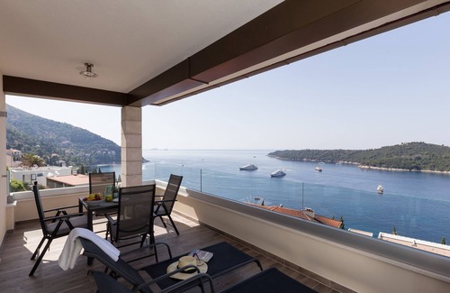Municipality of Dubrovnik Apartamento | Amorino of Dubrovnik Apartments - Studio Apartment with Terrace and Sea View (Apartment Lavanda)