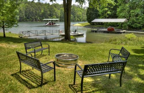 Blairsville Casa | Anchors Away - Lake Nottely - Blairsville GA - Hot Tub, Private Dock, Fire Pits, and Stunning Lake Views at Lake Nottely