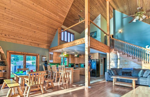 Gilford Casa | Anchors Away - Waterfront Saginaw Bay Retreat w/Boat dock & Yard!