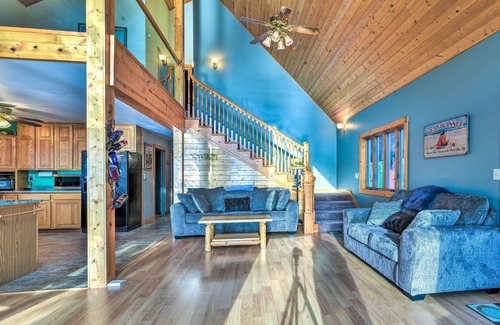 Gilford Casa | Anchors Away - Waterfront Saginaw Bay Retreat w/Boat dock & Yard!