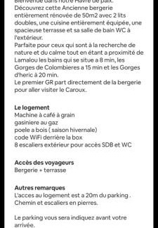 Combes Apartamento | Ancienne bergerie de Torteillan