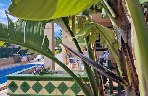 Riumar Chalet De Esquí | "Angeles"@MARISOL: 210m de la playa, piscina privada, A/C, WiFi, playa para perros