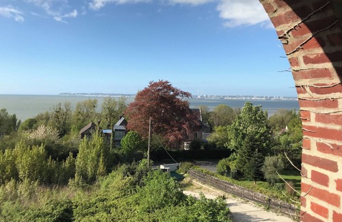 Villerville Apartamento | Anne: Grand 2 Pièces Duplex Avec Balcon vue mer Imprenable