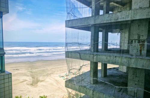 Real Apartamento | Ap Jd Real frente mar, wi-fi, piscina, pet