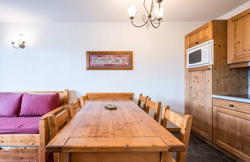 La Toussuire Apartamento | Apartamento 'L'écrin Des Sybelles' con vistas a la montaña y balcón