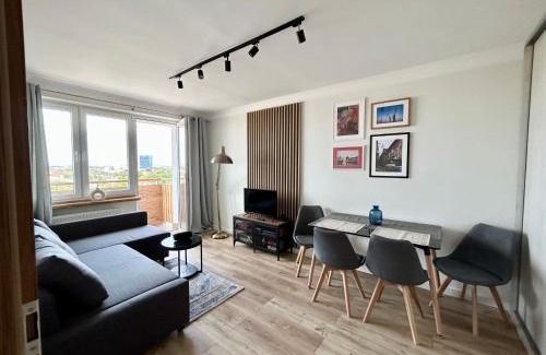 Wrzeszcz Apartamento | Apartament z widokiem na Gdańsk i Zatokę free & priv Parking