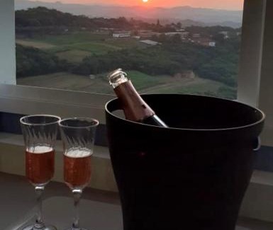 Maria Goretti Apartamento | Apartamento aconchegante com vista para o vale dos vinhedos