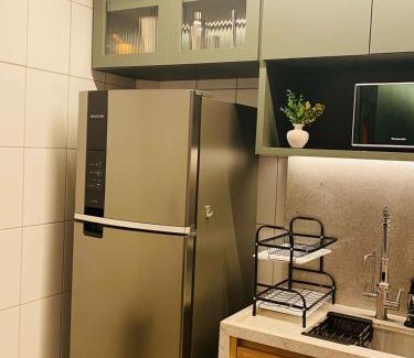 Patrimonio Apartamento | Apartamento Aconchegante perto do Praia Clube