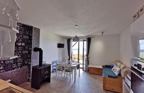 Frymburk Apartamento | Apartmán s terasou a výhledem na jezero Lipno