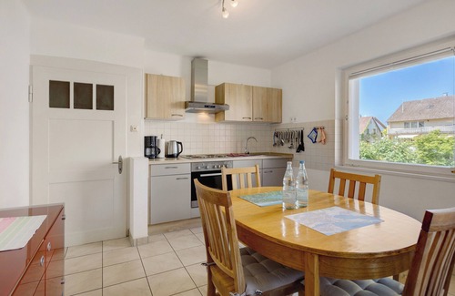 Radolfzell am Bodensee Apartamento | Apartamento 'Kleeblatt' con terraza compartida, jardín compartido y Wi-Fi
