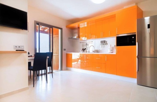 San Andres Apartamento | Apartamento "Casa Julia" cerca de la playa con vistas al mar y terraza