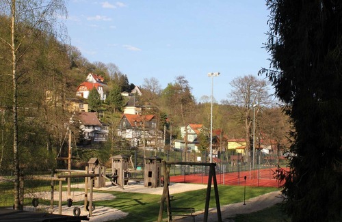 Altenbrak Apartamento | Apartamento 1 en cabaña de madera en el balneario climático Altenbrak Harz con oasis de bienestar