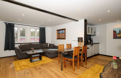 Buetzow Apartamento | Apartment '2-Zimmer - Vierburg Bützow' with Shared Terrace, Shared Garden and Wi-Fi