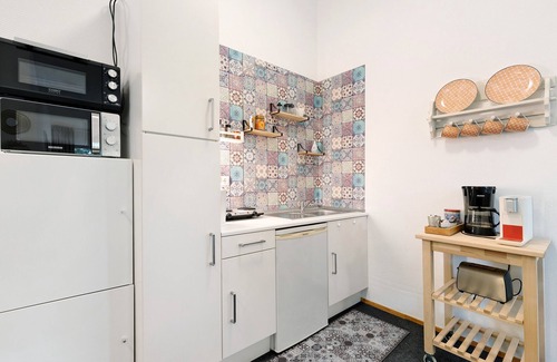 Gross Glienicke Apartamento | Apartamento 'Albrechtshof 3' con terraza compartida y wifi