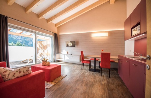 Riva di Tures Apartamento | Apartamento "Alpenblick Nr 8" con jardín compartido y Wi-Fi