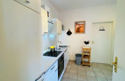 Hohen Wieschendorf Condominio | Apartamento ancla en el Wieschenhof, proximidad directa al campo de golf, puerto deportivo, naturaleza