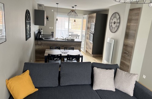 Berck-sur-Mer Apartamento | Apartamento-Apartamento-Baño privado con bañera-Terraza