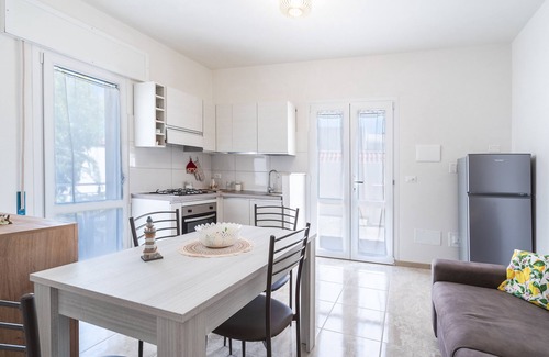 Fondo Morte Apartamento | Apartamento 'Appartamento Nautilus' con vistas al mar, Wi-Fi y aire acondicionado