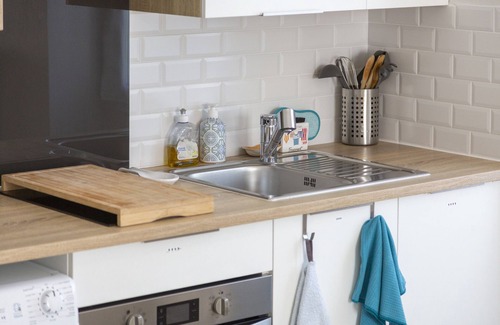 Fouesnant Apartamento | Apartamento 'Appartement Drenec' con Jardín Compartido y Wi-Fi