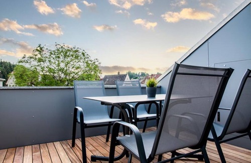 Bischberg Apartamento | Apartment 'Auszeit 1 Bischberg' with Balcony, Shared Garden and Wi-Fi