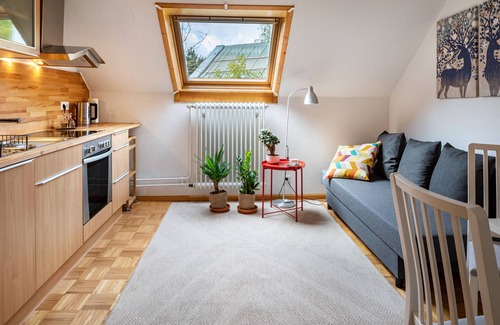 Biederbach Apartamento | Apartamento 'Auszeit Im Waldhaus' con vistas a la montaña, jardín compartido y Wi-Fi